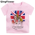 Freddie Mercury, Детская футболка для девочек, Аниме Костюм, эстетическое смешное abbigliamento bamboo, футболки, топы для детей