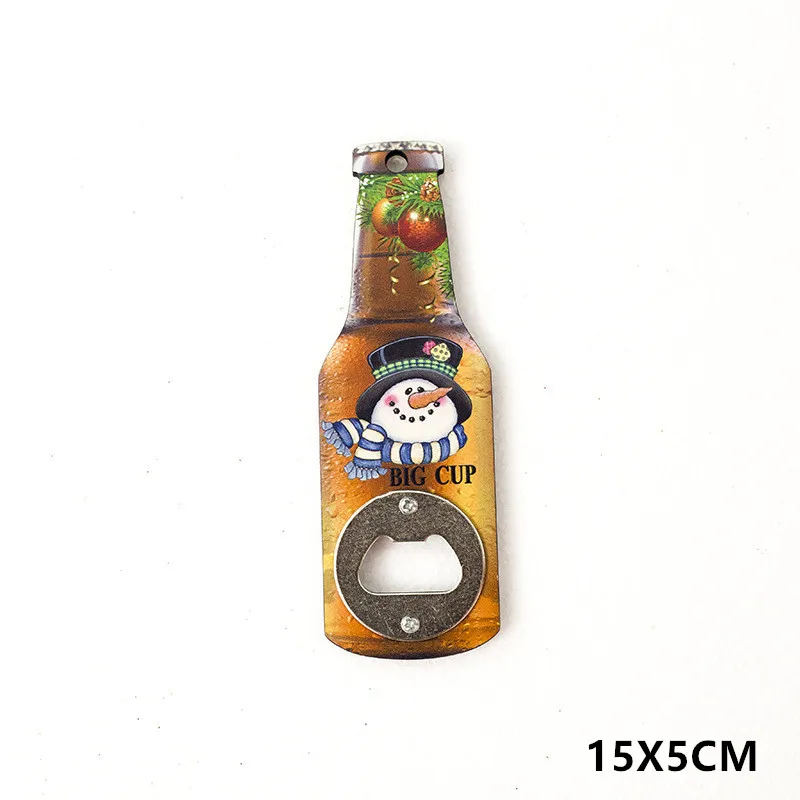 Рождественские украшения для дома Noel деревянная металлическая открывалка