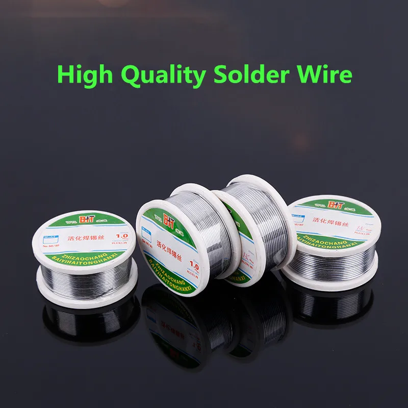 Оловянно-свинцовая проволока припой с канифолью для пайки рулон 0 8/1 0/1 5/2 мм 100 г