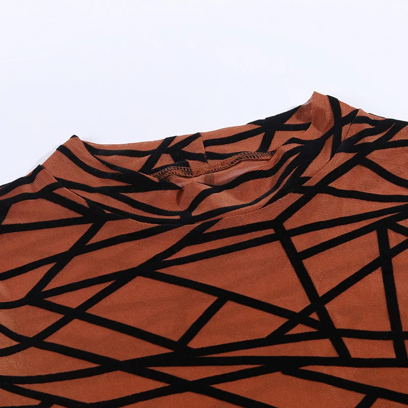 Женское Короткое платье-карандаш Meihuida облегающее платье в полоску с высоким