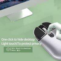 mouse portable optical wireless bluetooth 5 1 low noise mouse 2 4ghz dual mode connect for laptop pc mice rechargeable mouse