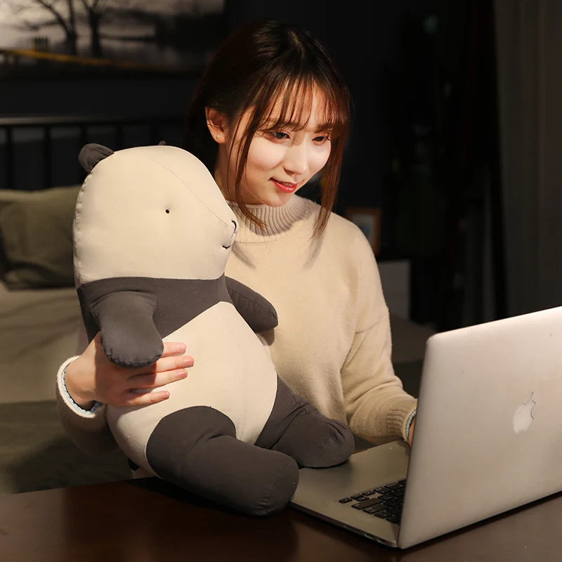 Мягкая игрушечная Подушка панда игрушка в виде милой панды удобный пуховик из