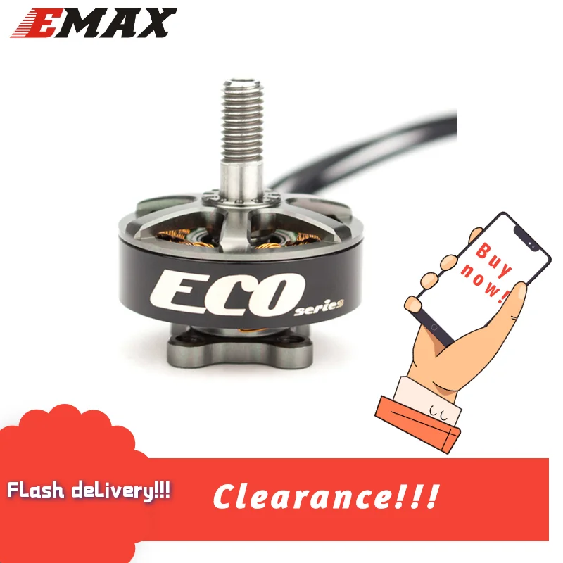 Официальный Emax ECO серии 2306 1900KV бесщеточный двигатель для RC плоскость FPV гоночный