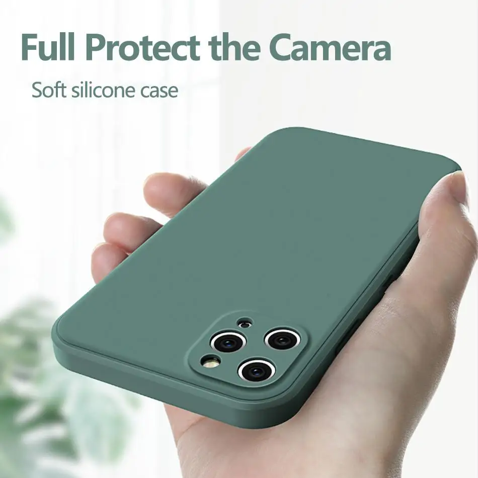 

Case For Samsung A51 A71 A50 4G M30S A20 A30 A21S A50S A21 A31 A20S Case Silicone Square Soft Cover For Galaxy A50 Case Cover