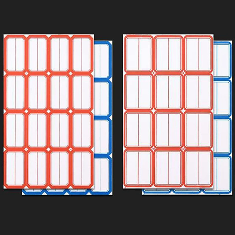 50 листов самоклеящиеся этикетки пишите бумажные наклейки с именем пустые