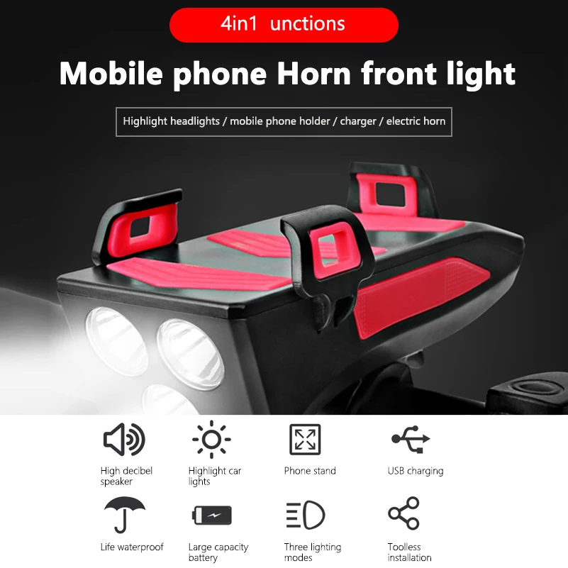 4 в 1 велосипедный держатель для телефона на велосипед руль мобильный телефон