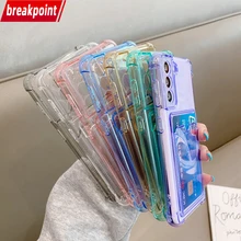 Breakpoint Samsung S21 Case For Galaxy Note 10 20 S10 S10E S20 S30 Plus Ultra FE 4G 5G A72 A32 A52 A22 A82 A10S Cover Card Slot