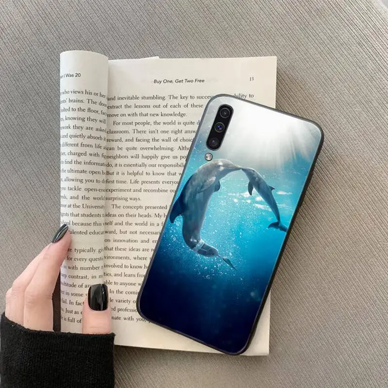 

dolphin Phone Case For Samsung galaxy S 7 8 9 10 20 edge A 6 10 20 30 50 51 70 note 10 plus