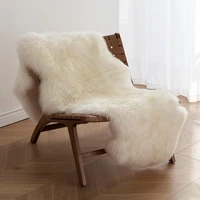 100 natural fur rugs australian sheepskin hairy carpets fluffy long hair bedroom mats irregular rugs home decor sofa cushion