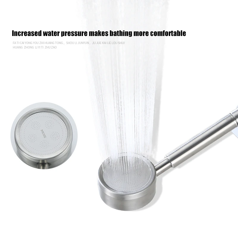 Shower Head Hand Adjustable High Pressure Water Saving One Button To Stop Heads | Обустройство дома