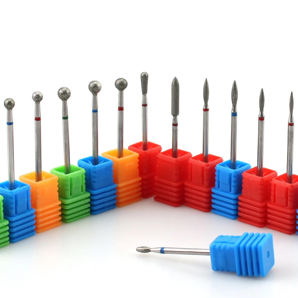 Алмазная фреза 14 типов для маникюра Файлы сверла ногтей инструменты удаления