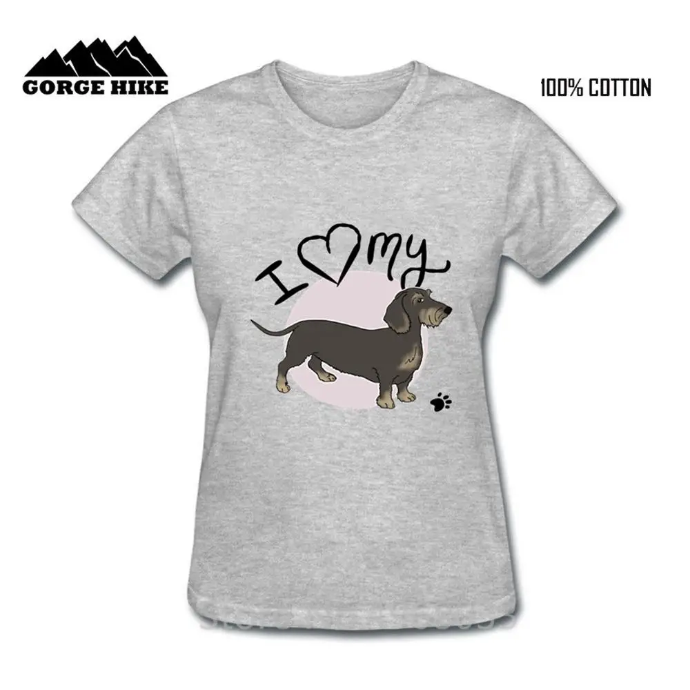 Женская летняя футболка с надписью I Love My Wire и Women из 100% хлопка классические модные