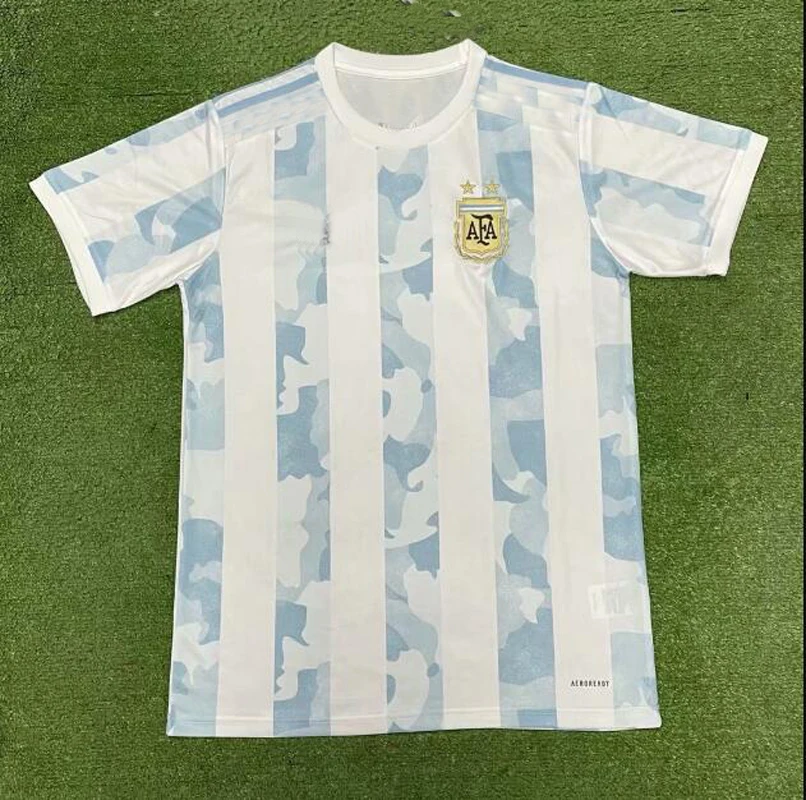 

2021 2022 Argentina Home Jersey MESSI Soccer Jerseys KUN AGUERO MARADONA Camisetas DYBALA DI MARIA AWAY Football Shirts