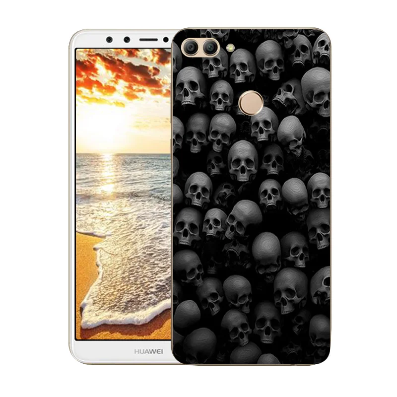 Чехол 5 93 дюймов для Huawei Y9 2018 / Enjoy 8 Plus задняя крышка мягкие прозрачные силиконовые