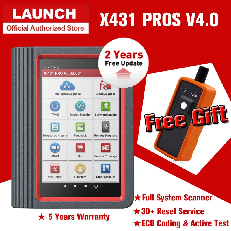 LAUNCH X431 PROS V4.0 диагностические инструменты OBD2 сканер Диагностический
