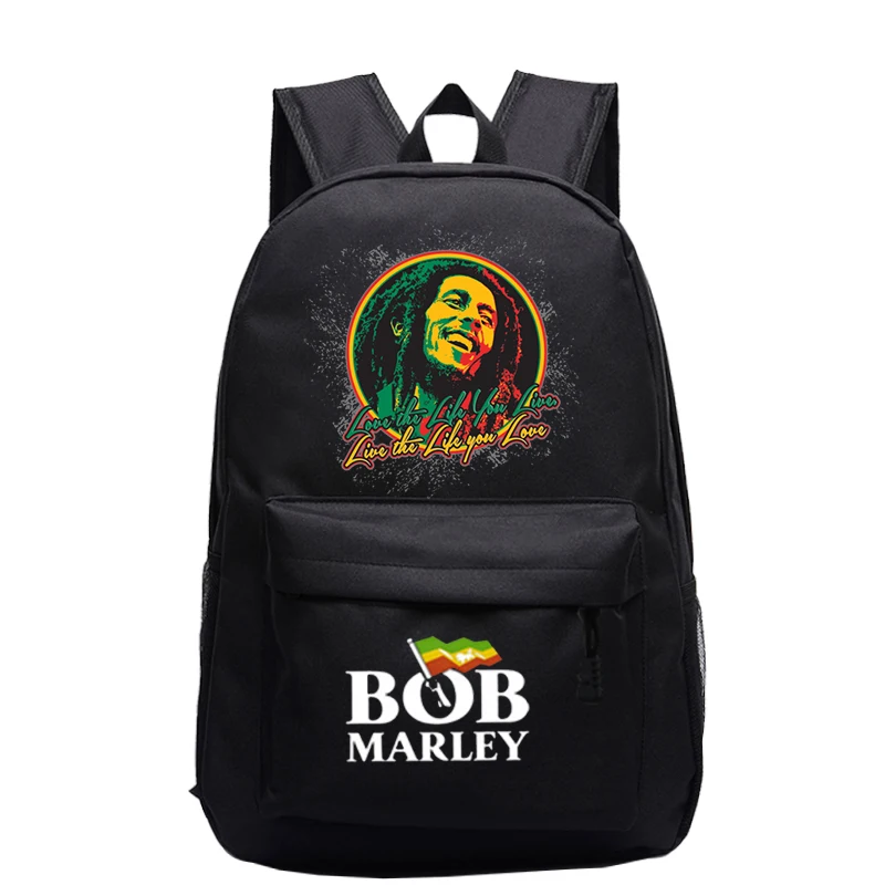 12 Bob Marley Legend рюкзак для подростков, брезентовые школьные сумки для женщин и мужчин, рюкзак для ноутбука, детские сумки для книг, Модный повседневный рюкзак для путешествий - Цвет: 12