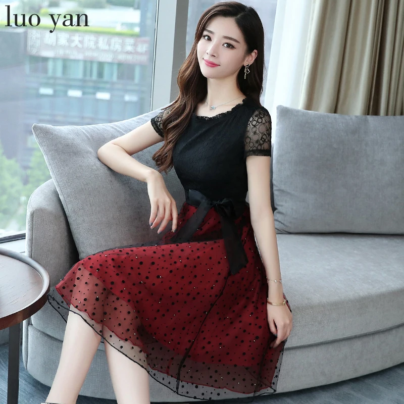 Summer Black Lace Sexy Evening sun dress 2020 Elegant Women White Hollow Out Ladies dresses sarafans Party Club Dress Vestidos | Женская