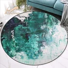 Абстрактные круглые винтажные ковры для кровати, гостиной, цветочное украшение, салонные марокканские персидские коврики, этнические подушки на стул