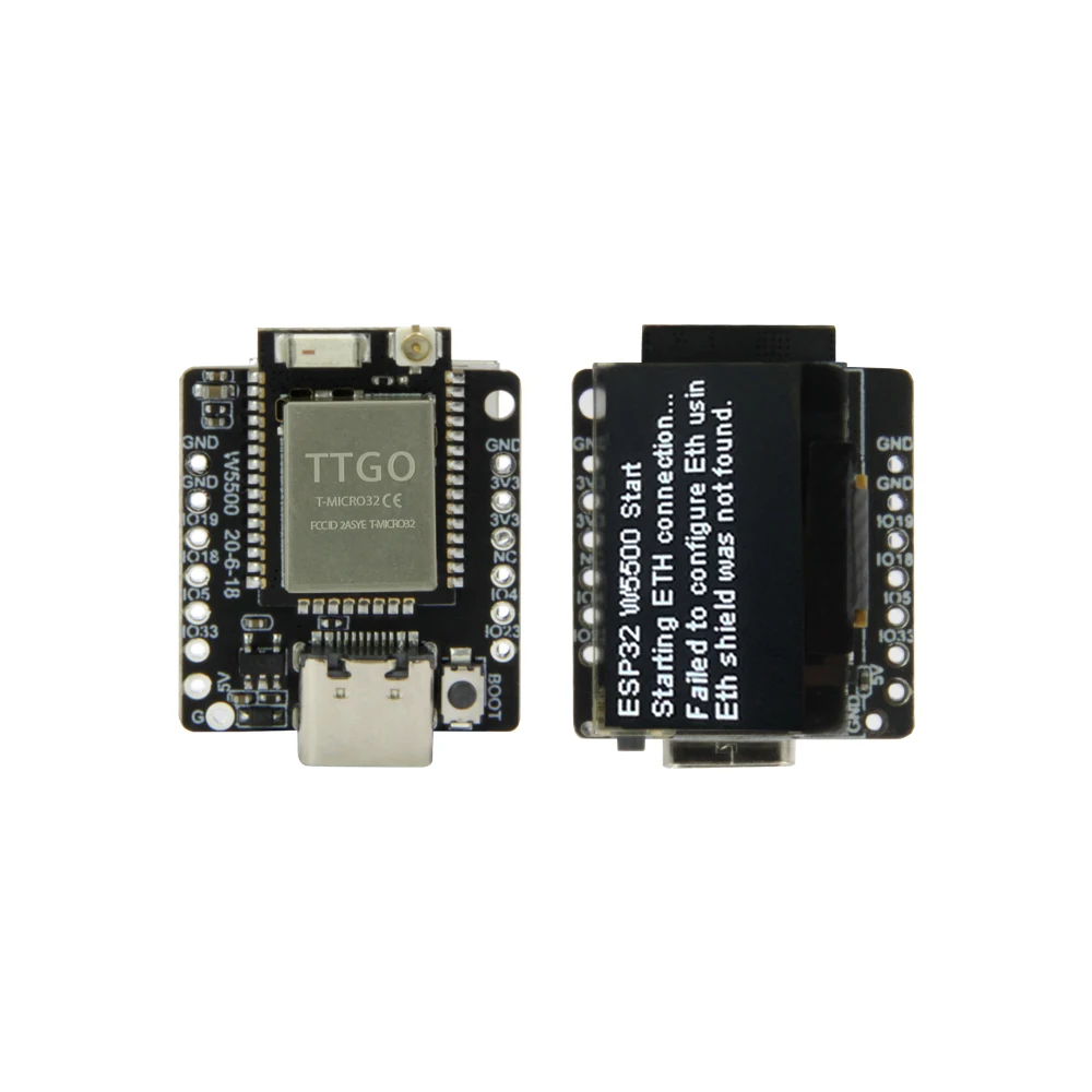 LILYGO®Плата разработки для программирования TTGO T Lite W5500 ESP32 основной чип SSD1306 0 96