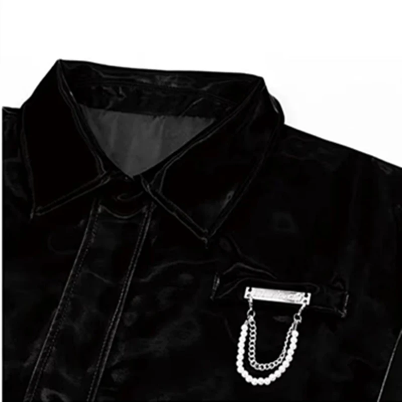 

Women's Leather Jacket Black Jacket Women Short Long Sleeve Women's Coat Sequined Loose Vintage Jacket Jackets For Women 2021