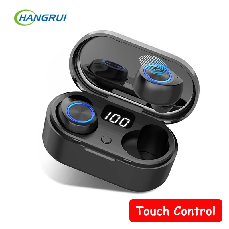 Беспроводные bluetooth наушники с сенсорным управлением Hi Fi стереонаушники 8D