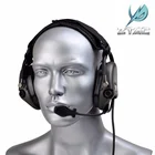 Z Tactical Liberator II Шейная гарнитура Softair Military авиационная гарнитура Ztac Airsoft Headphones Z039 Radio Military гарнитура