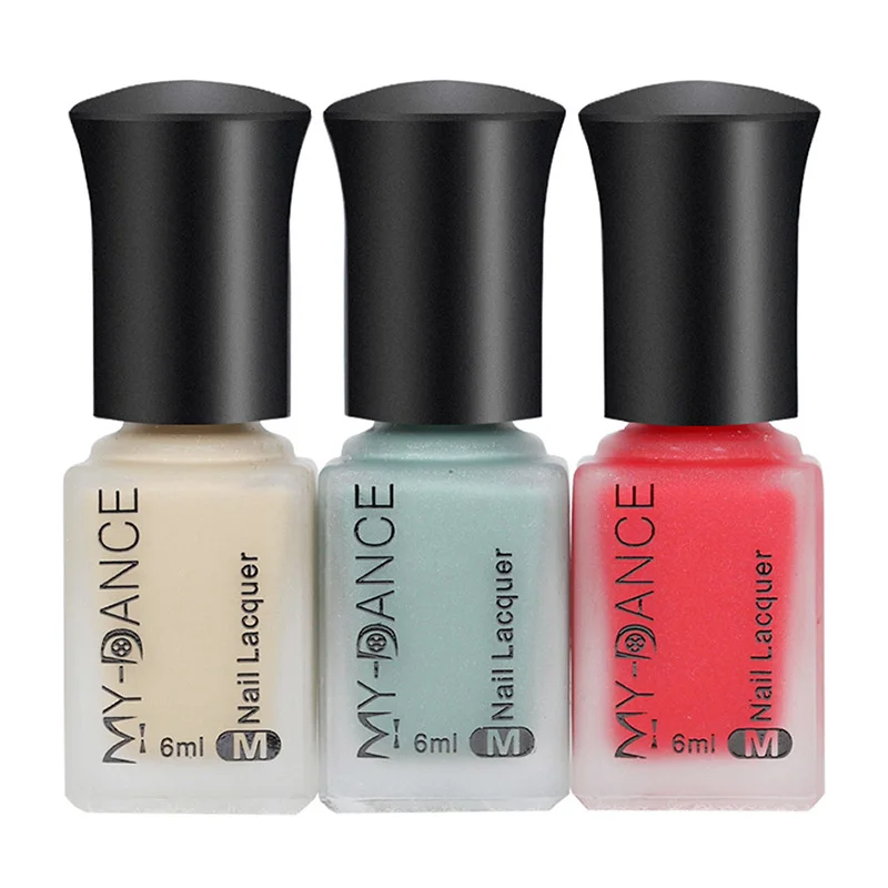 

Wholesale Women Matte Nail Polish DIY Art Long Lasting Satin Manicure Non-toxic Fashion Makeup M3