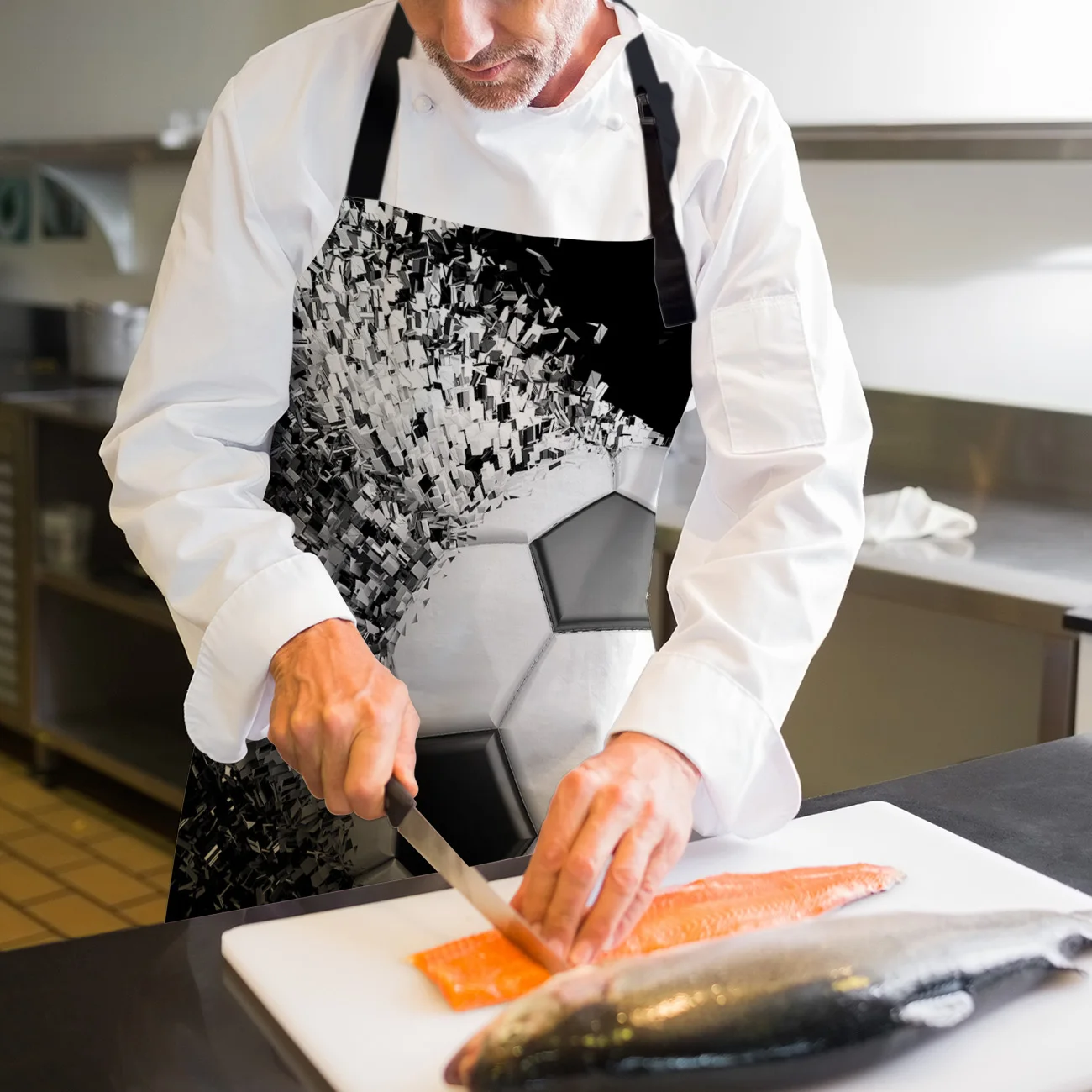 Кухонный Фартук футбольные занавески мячи футбольный дизайн регулируемый