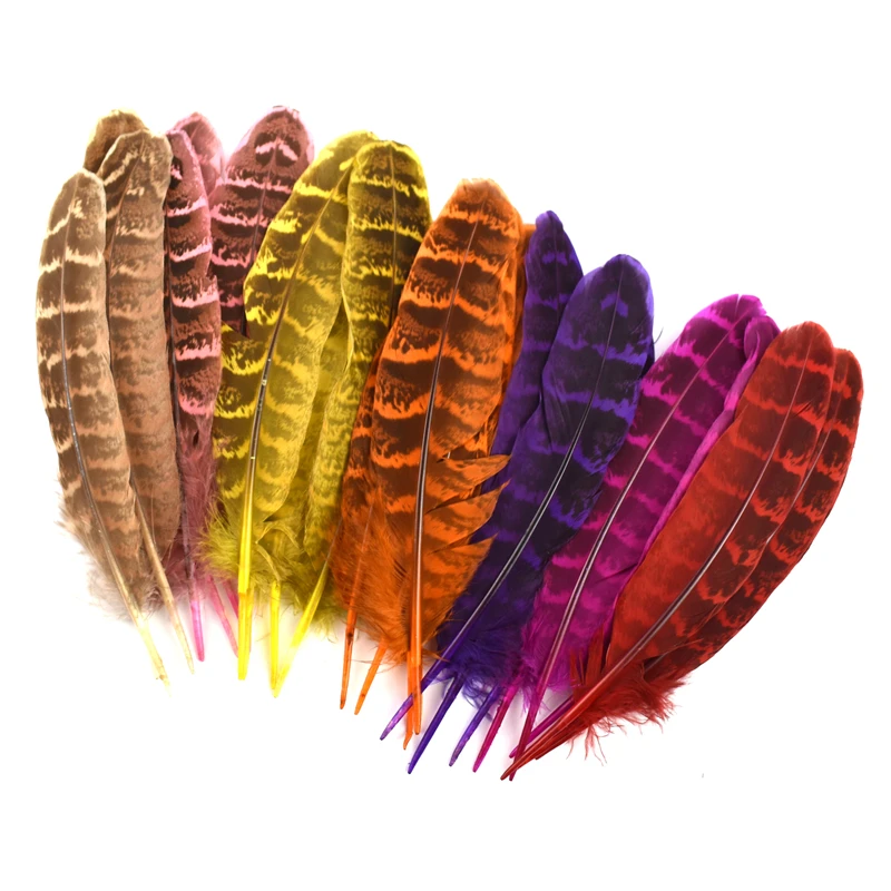 50 шт./лот красочные натуральные женские перья фазана для карманов 4-6 дюймов/10-15 см