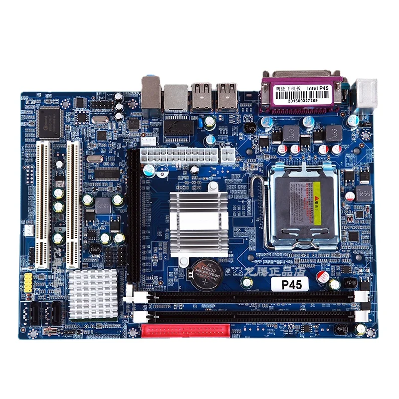 Материнская плата P45 чипсет Intel ICH6 LGA 711 PCI-E 3 0 SATA II поддержка памяти DDR3 Xeon E5345/E5420