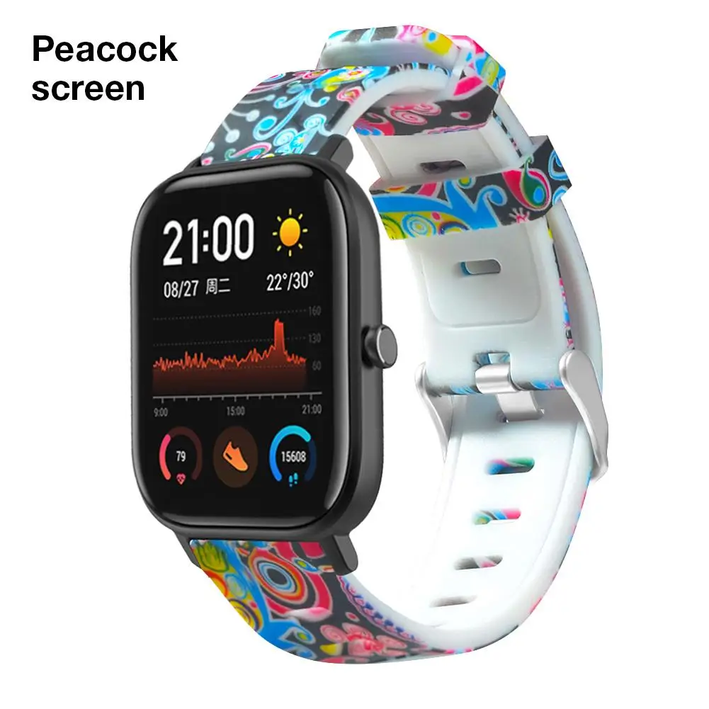 Смарт-часы для Xiaomi Huami Amazfit GTS сменный ремешок для наручных часов браслет ремешок силиконовый браслет ремешок аксессуары - Цвет: 5