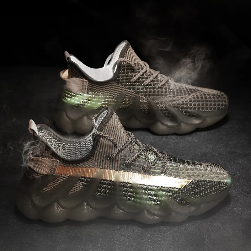 

New Arrival Men Sneakers Spring Summer Breathable Fashion Cool Casual Sport Running Shoes Trend Comfortable Trainers 4 Colors
