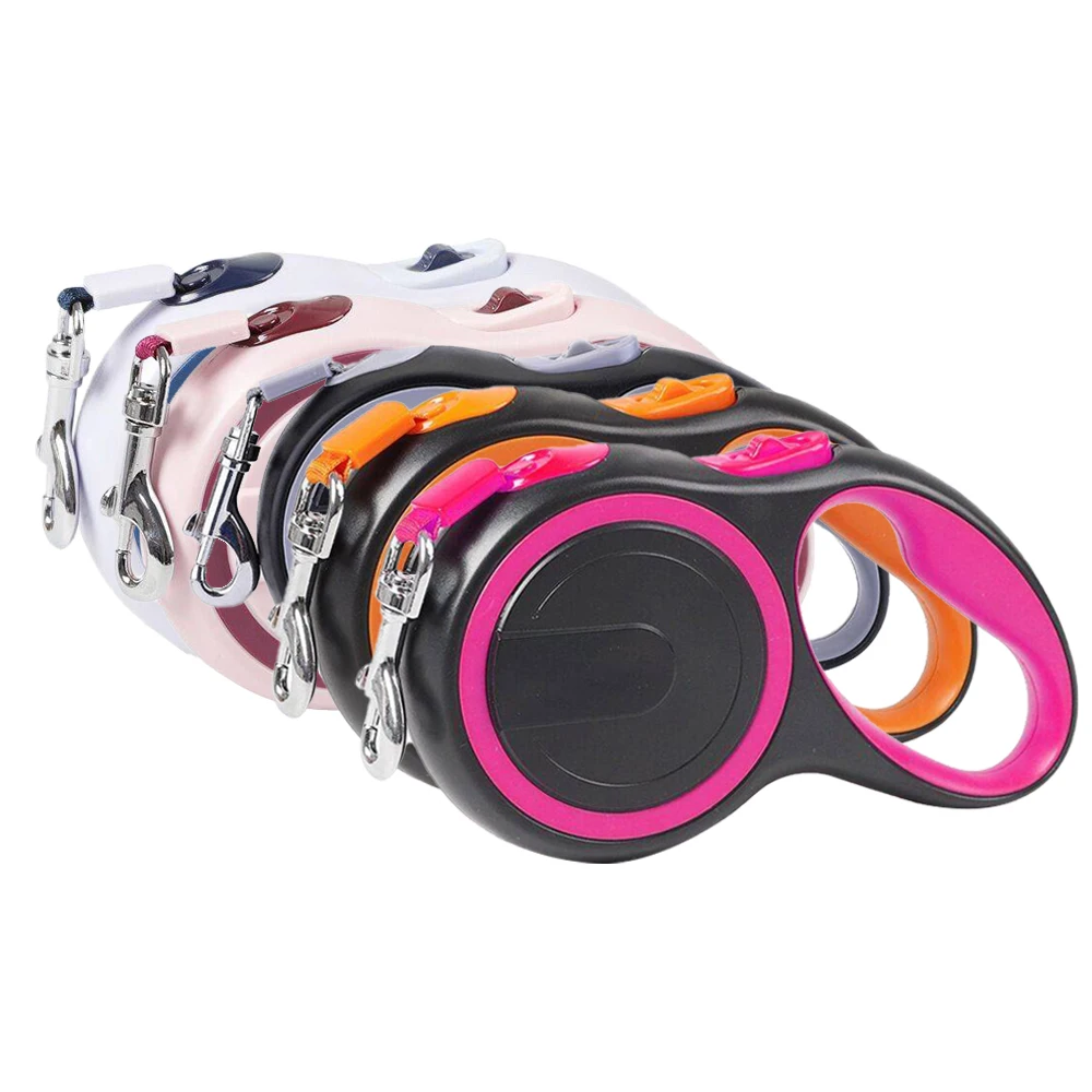 Высококачественный Выдвижной Поводок для собак 2 стилей светоотражающий