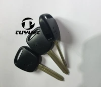 remote fob case car key shell for toyota with 1 hole one button on side of plastic cover with toy43 blade