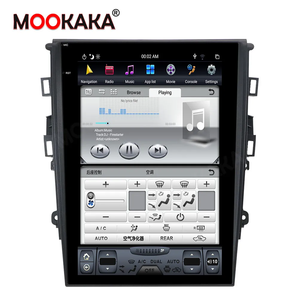 Carplay DSP Android 9 0 PX6 Вертикальная магнитола Tesla автомобильный мультимедийный плеер