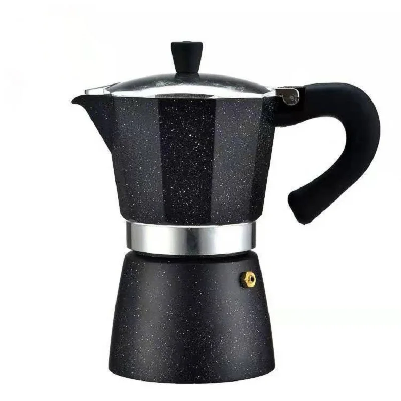 YRPcoffee moka pot Красный Черный 6 чашек эспрессо портативные бариста инструменты