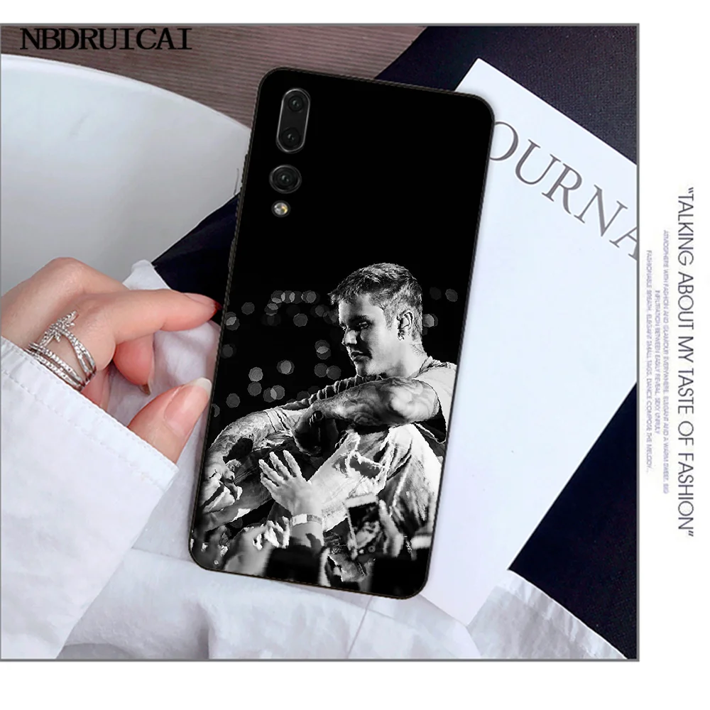 NBDRUICAI Justin Bieber Phone Case For Huawei Y5 Y6 Y7 Y9 Prime 2019 Enjoy 7 8 9 10 Plus | Мобильные телефоны и