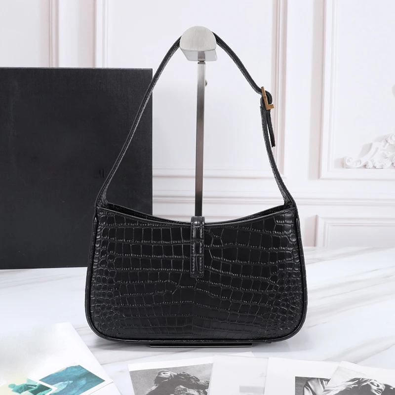 

Real Leather Armpit Handbags Classic Cowhide All-match Bags for Women Shoulder Bags Women's Bag Brand Handbag Baguette Bag