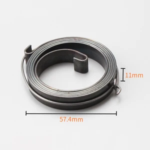 Пусковая пружина, металлическая отдача, пусковой стартер, пружина в сборе, совместима с 52  58 цепной пилой, Замена стартера