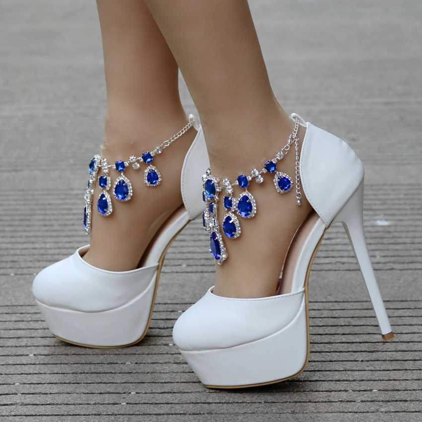 Туфли лодочки женские на высоком каблуке с кристаллами|crystal wedding shoes|wedding shoesparty shoes