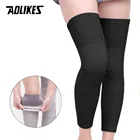 AOLIKES 1 пара длинные зимние теплые наколенники с бамбуковым древесным углем защитный Шестерни для Для женщин стариков наколенник, поддержка время езды на велосипеде, бега