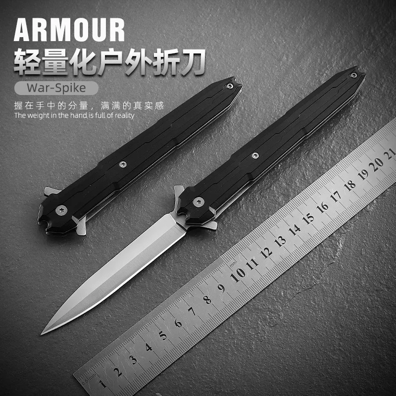 Складной нож D2 стальной портативный защитный уличный полевой сабель тактический
