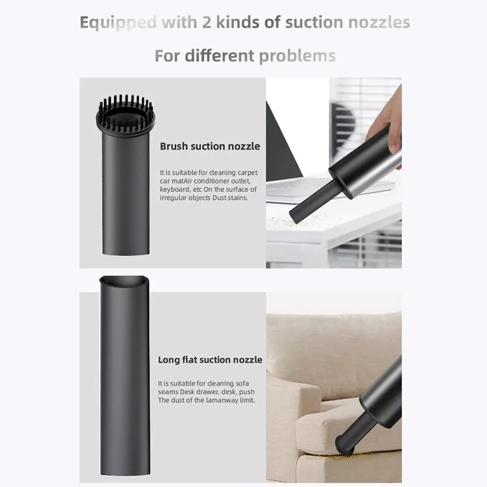 

Hand-Hold Wireless Mini Vacuum Cleaner Ultra-lightweight 4.5kpa Suction Power Rechargeable Car Vacuum Cleaner For Car Household