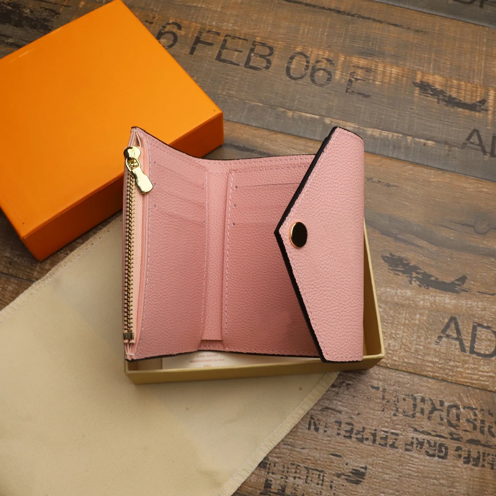 

Lady's wallet, high quality, luxury, small, card bag, with box, free delivery