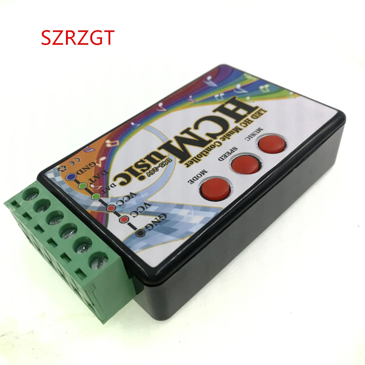 Светодиодный музыкальный контроллер RGB DC5V-24V WS2812b WS2811 WS2813 6803 1903 IC цифровой