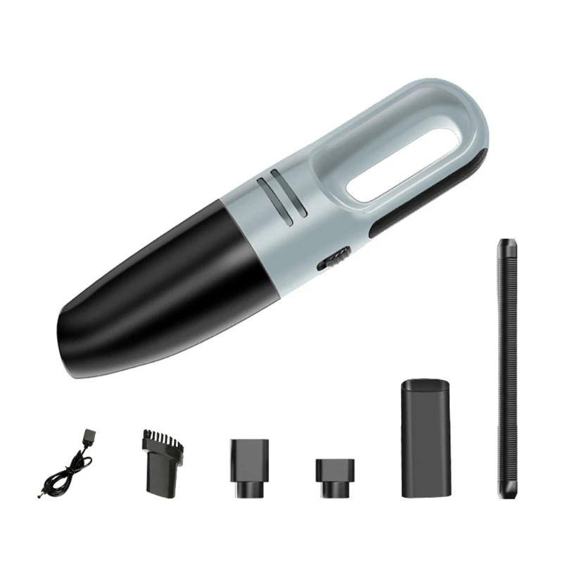 

Handheld Vacuums Dust Sweeper Portable Vacuum Cleaner Hidden Dust Cleaning Tool with Nozzles+USB Cable+Extension Hose