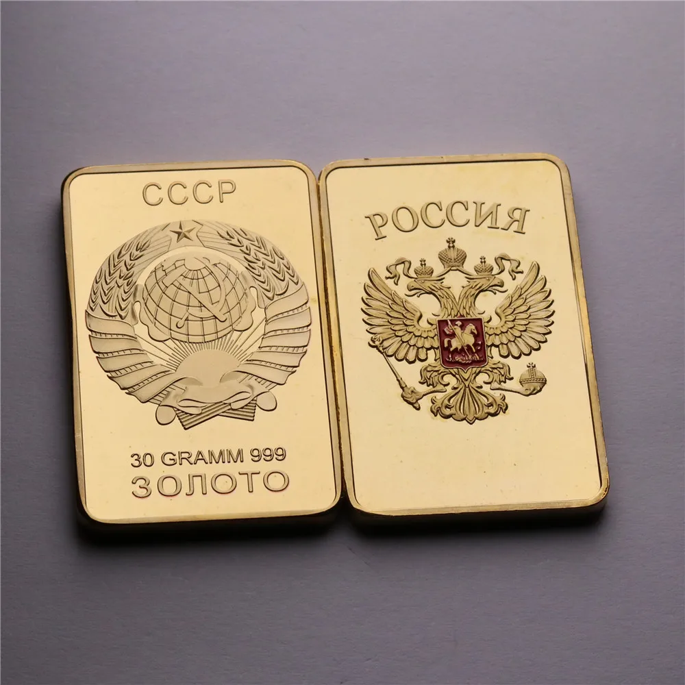 Редкие распродажа Ebay редкие 1 унция Советский русский СССР чистый. 999 24K золотой