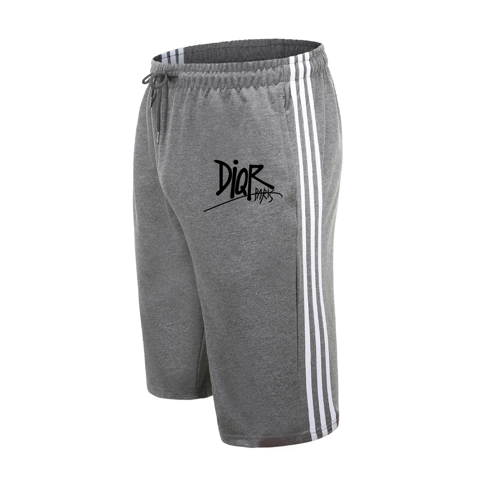 

Brand Men's Shorts Hot 2021 Summer Casual Cotton Fashion Style Boardshort Male Drawstring Elastic Waist Breeches Beach Shorts
