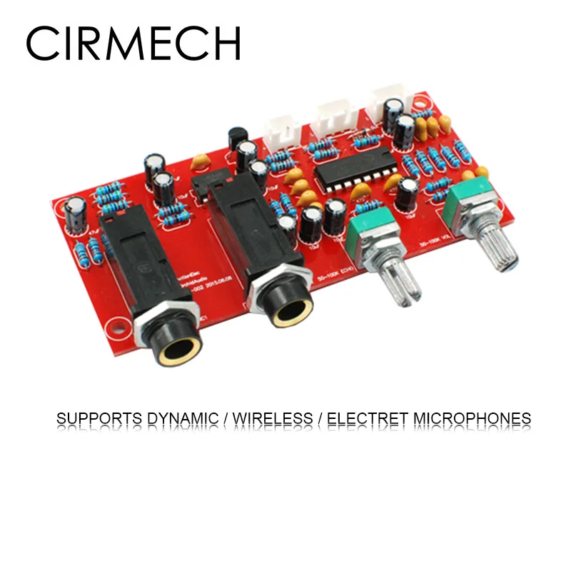CIRMECH PT2399 NE5532 караоке для платы микрофон усилитель плата усилителя реверберация