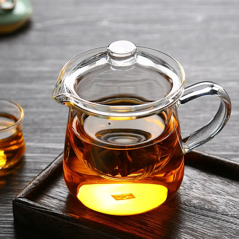 

handmade glass teapot Multifunction integrated teapots (Personal cup Fair cup Small teapot)